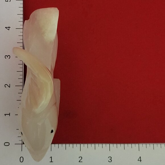 VTG Onyx Fish Carved Stone Decor - Picture 10 of 11